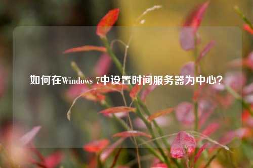 如何在Windows 7中設(shè)置時間服務(wù)器為中心？