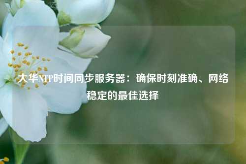 大華NTP時(shí)間同步服務(wù)器：確保時(shí)刻準(zhǔn)確、網(wǎng)絡(luò)穩(wěn)定的最佳選擇